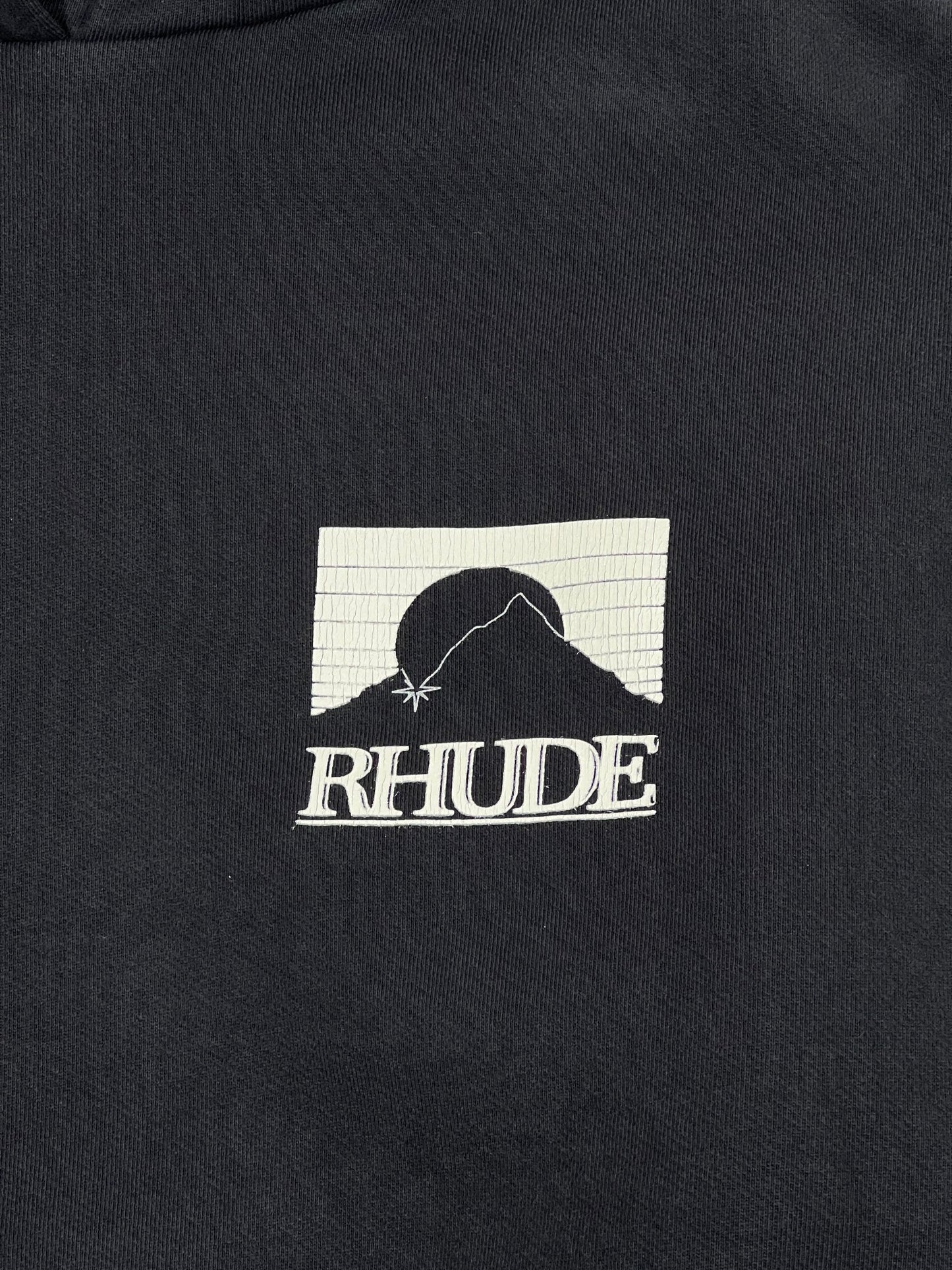 Rhude Moonlight Pack Hoodie Vtg Black/White