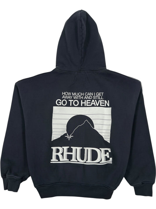 Rhude Moonlight Pack Hoodie Vtg Black/White