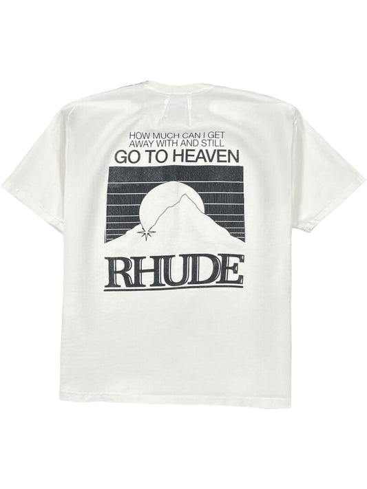 Rhude Moonlight Pack Tee Vtg White/Black WHITE