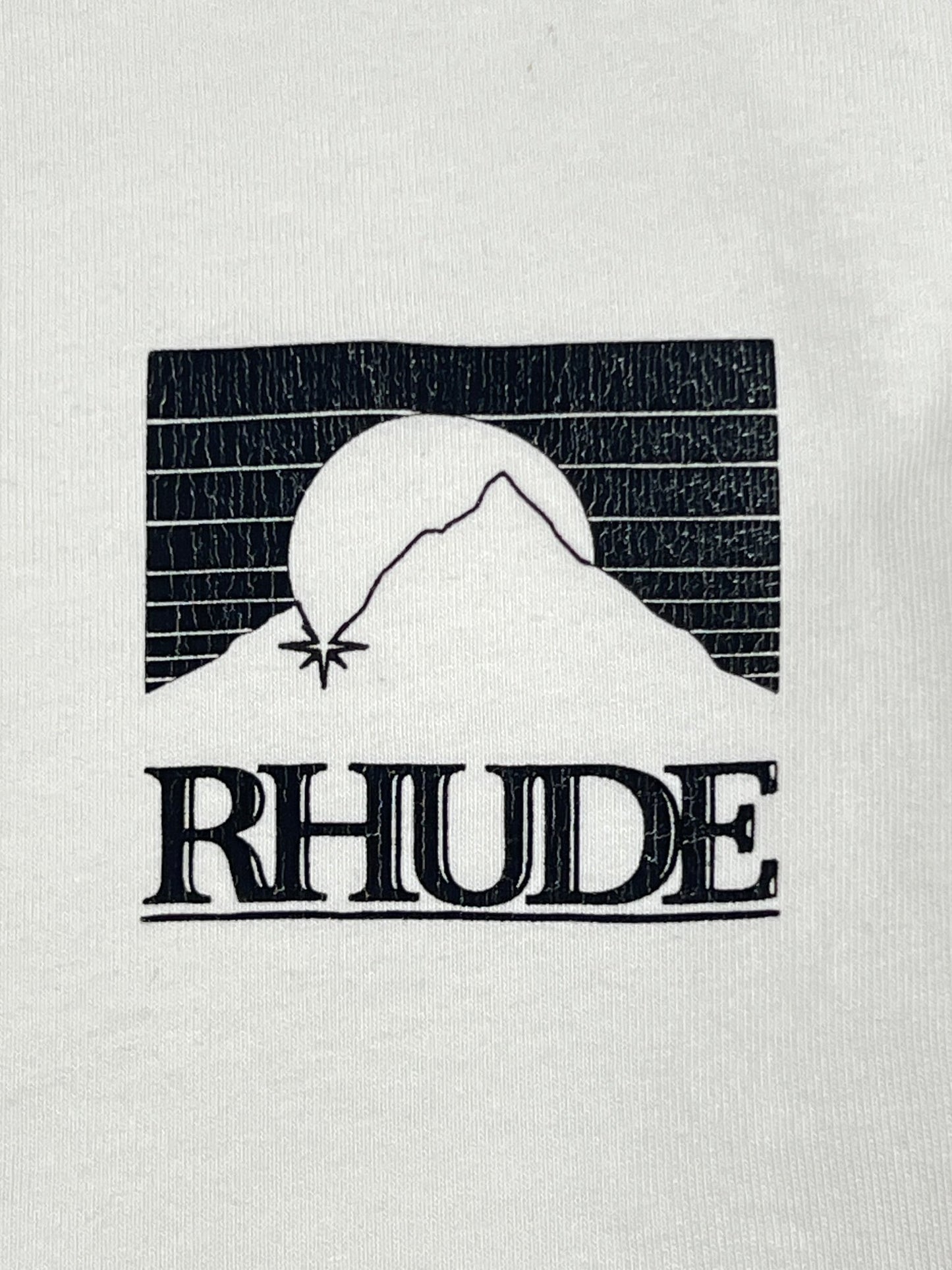 Rhude Moonlight Pack Tee Vtg White/Black WHITE