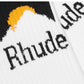 Rhude Moonlight Pista Sock White-Blk-Yellow