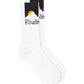 Rhude Moonlight Pista Sock White-Blk-Yellow