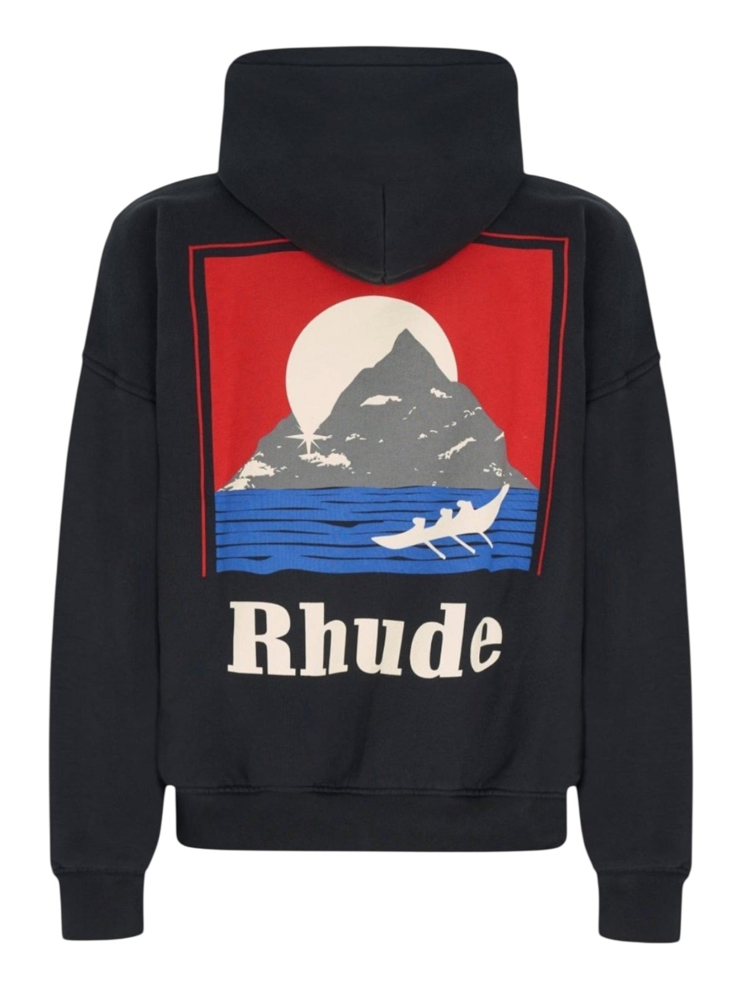 Rhude Moonlight Regatta Hoodie Vtg Black/Red/Blue