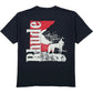 Rhude Moonlight Wolf Pocket Tee Vtg Black/White/Red