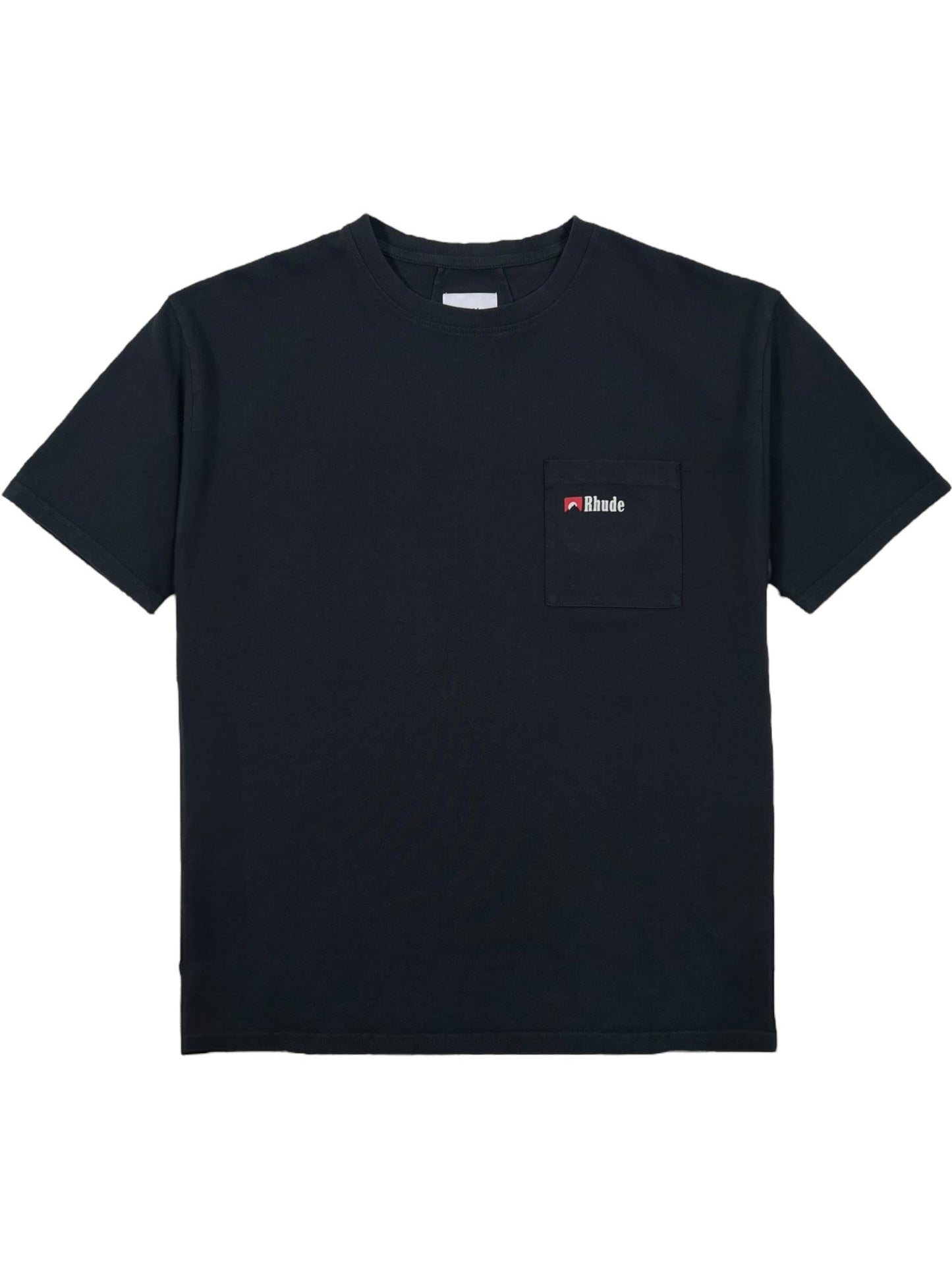 Rhude Moonlight Wolf Pocket Tee Vtg Black/White/Red