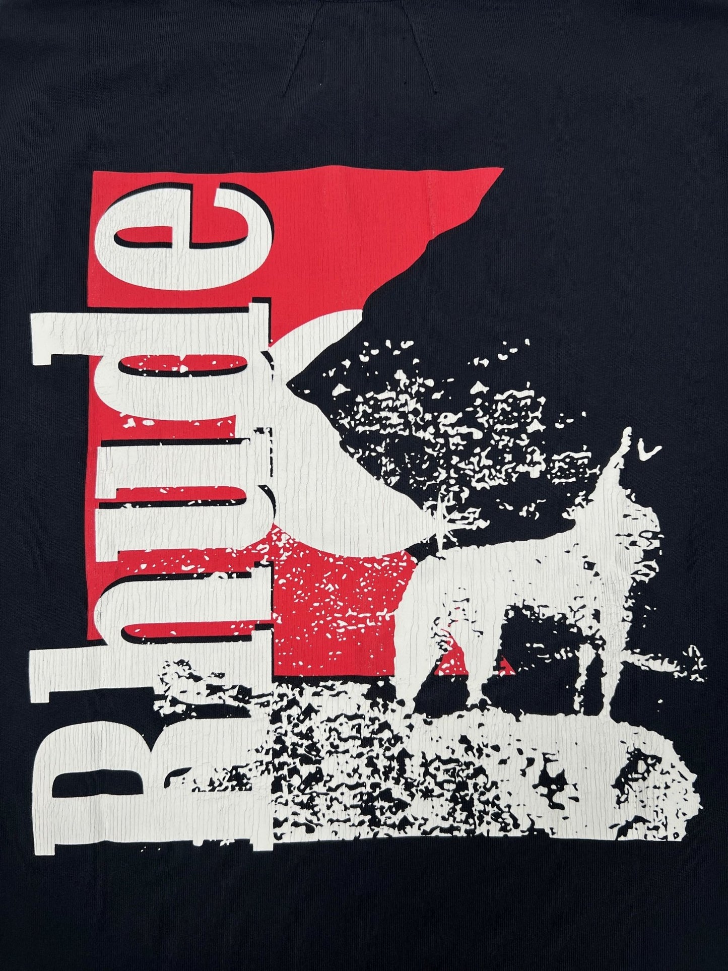 Rhude Moonlight Wolf Pocket Tee Vtg Black/White/Red
