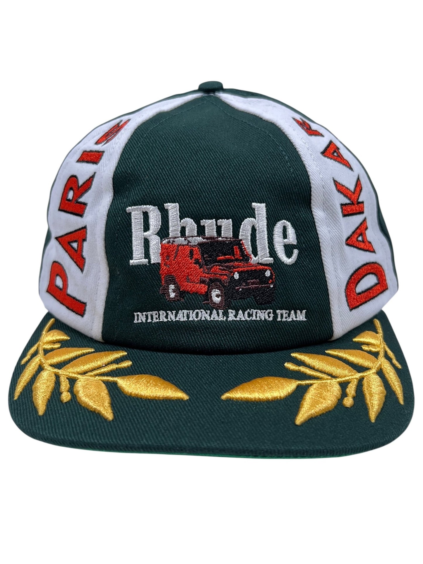 Probus Rhude Paris-Dakar INTL Race Team Hat Green/White Rhude Paris-Dakar INTL Race Team Hat Green/White GREEN