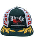 Probus Rhude Paris-Dakar INTL Race Team Hat Green/White Rhude Paris-Dakar INTL Race Team Hat Green/White GREEN