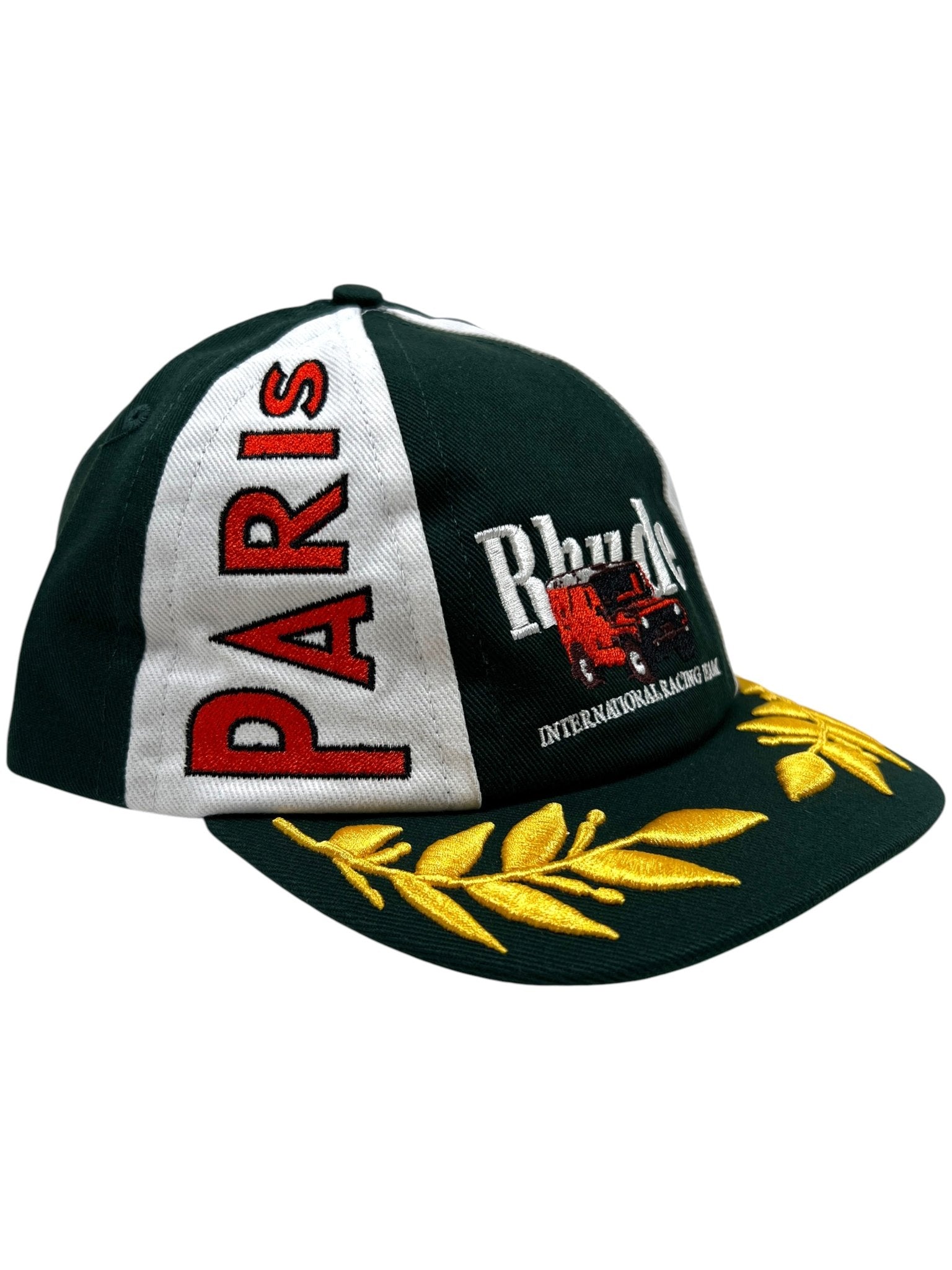 Probus Rhude Paris-Dakar INTL Race Team Hat Green/White Rhude Paris-Dakar INTL Race Team Hat Green/White GREEN