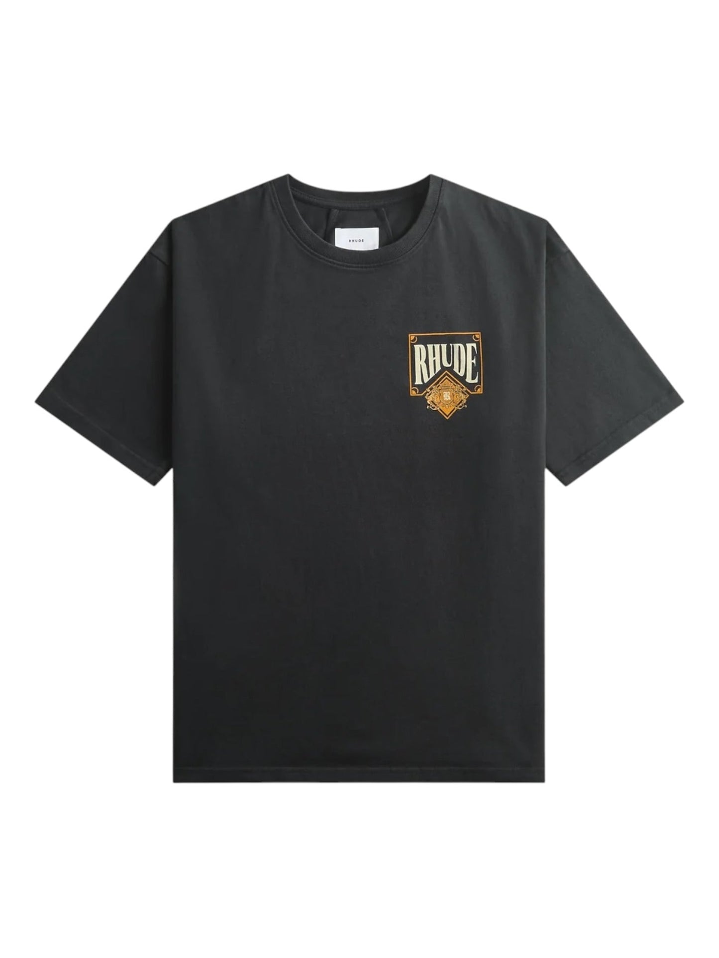 Rhude Playing Card Tee Vtg Black/Yellow