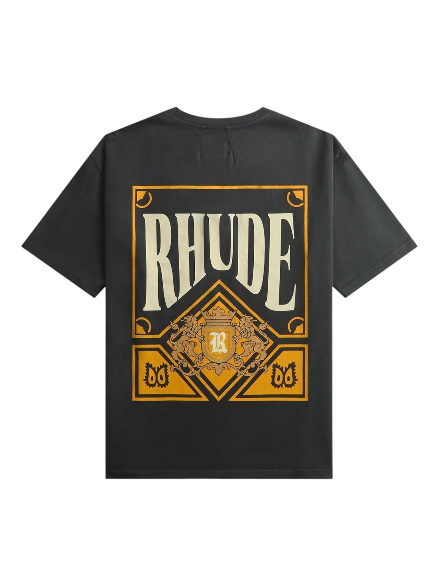 Rhude Playing Card Tee Vtg Black/Yellow