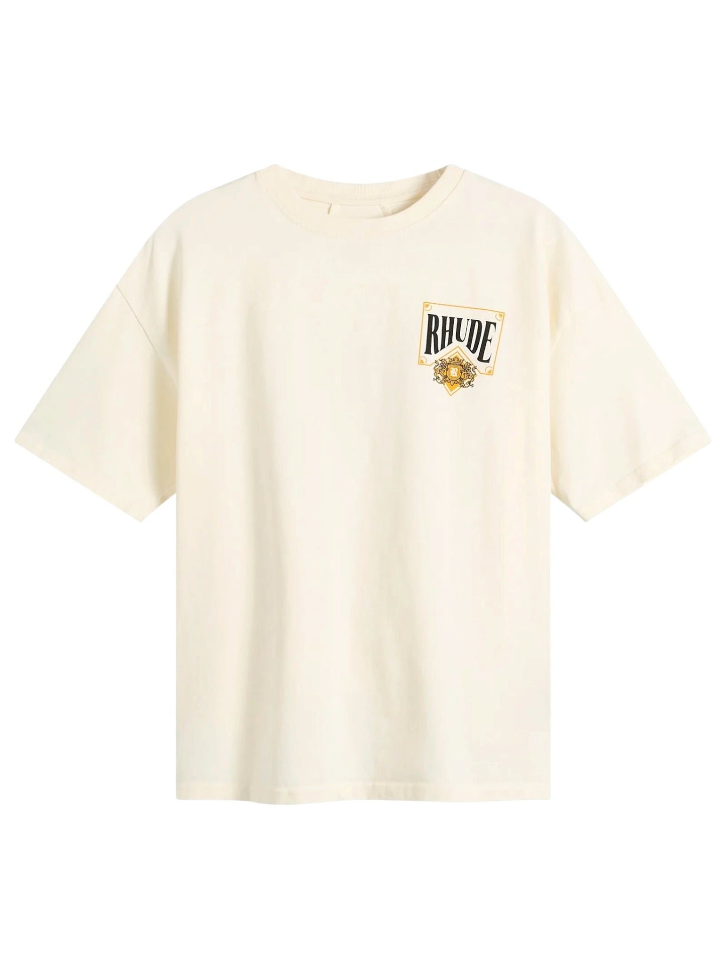Rhude Playing Card Tee Vtg White/Yellow