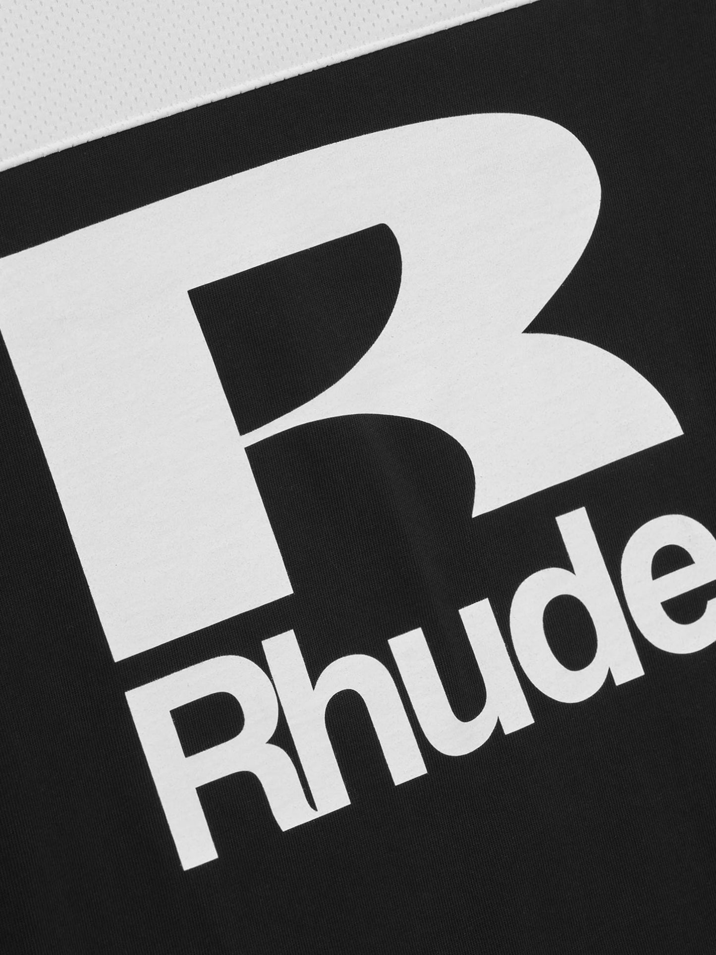 Rhude Racing Panel LS Shirt Black/White