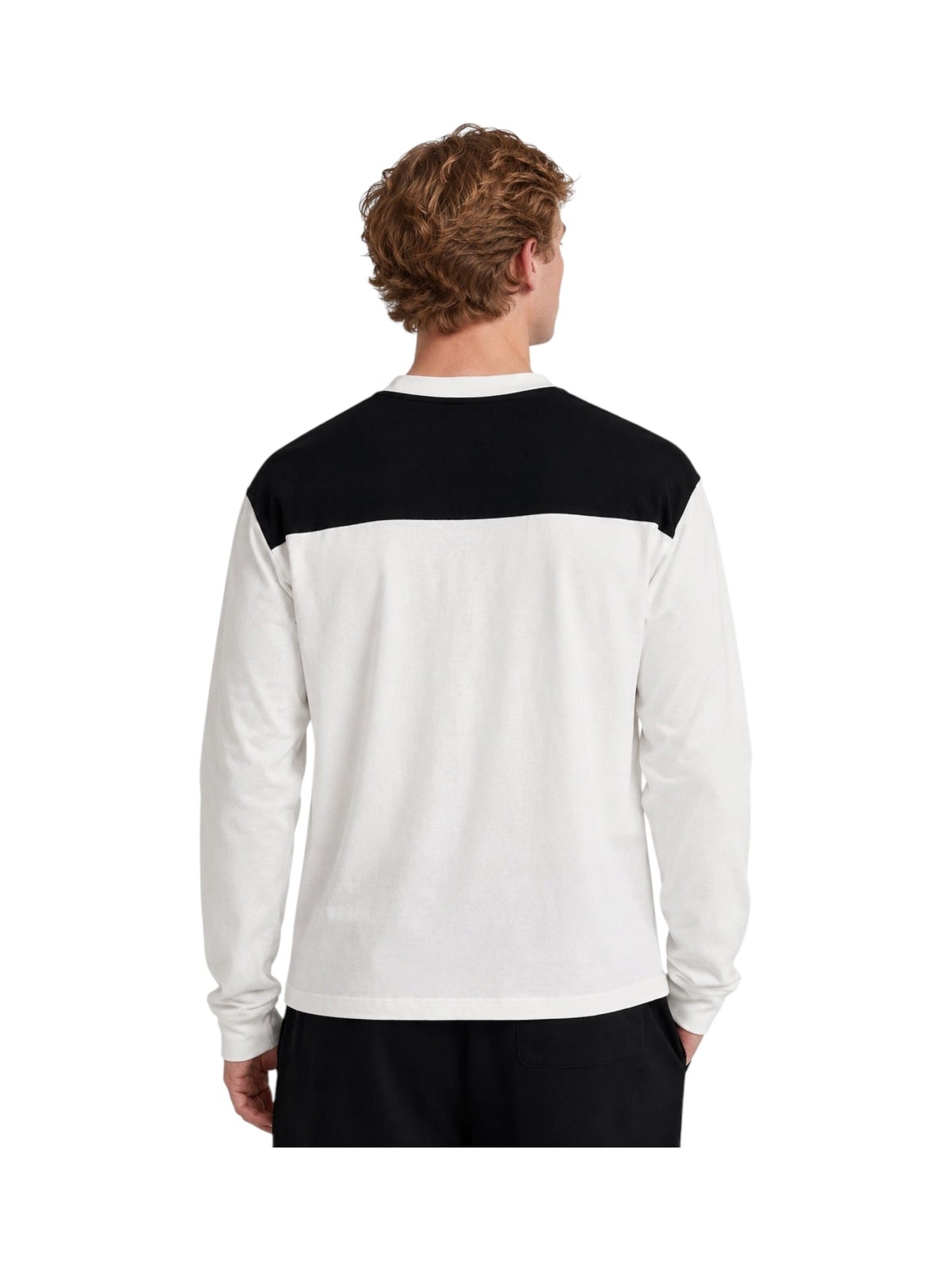 Probus Rhude Racing Panel LS Shirt White-Black-Red Rhude Racing Panel LS Shirt White-Black-Red XS