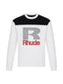 Probus Rhude Racing Panel LS Shirt White-Black-Red Rhude Racing Panel LS Shirt White-Black-Red XS