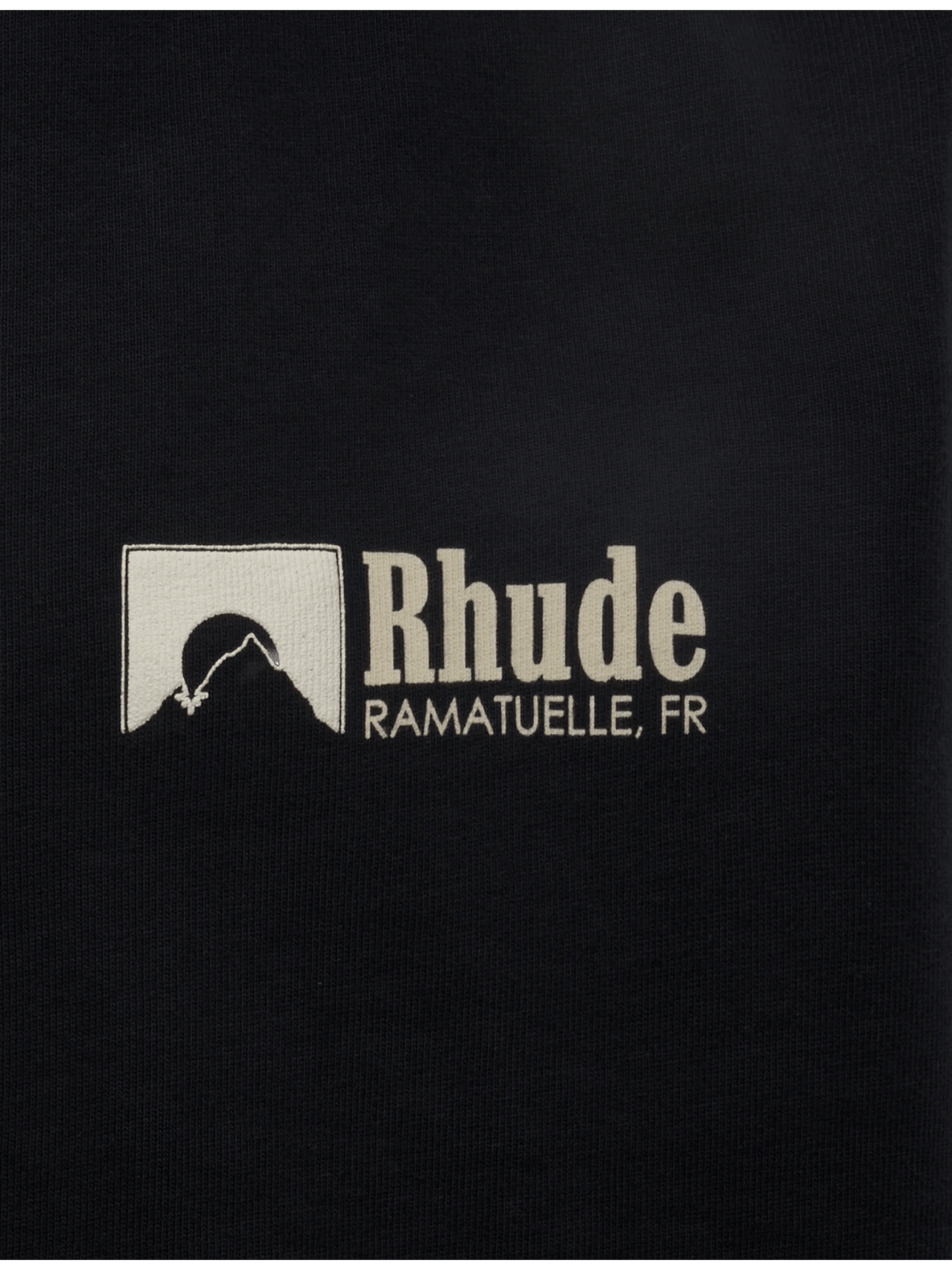 Rhude Ramatuelle Intl Racing Tee Vtg Black/White