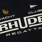 Rhude Regatta Club Hoodie Vtg Black/White