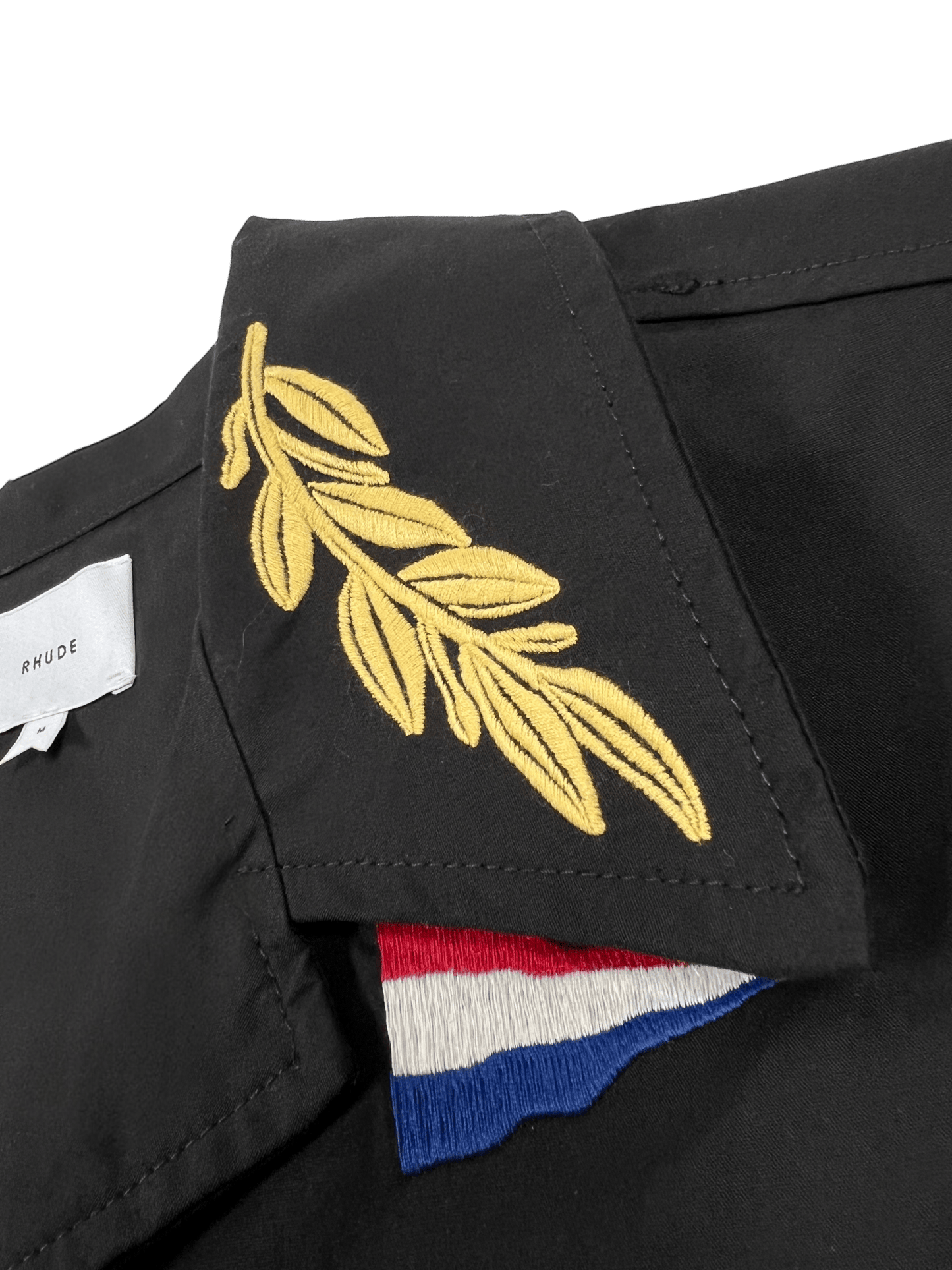 Rhude Regatta Club Shirt Black/White