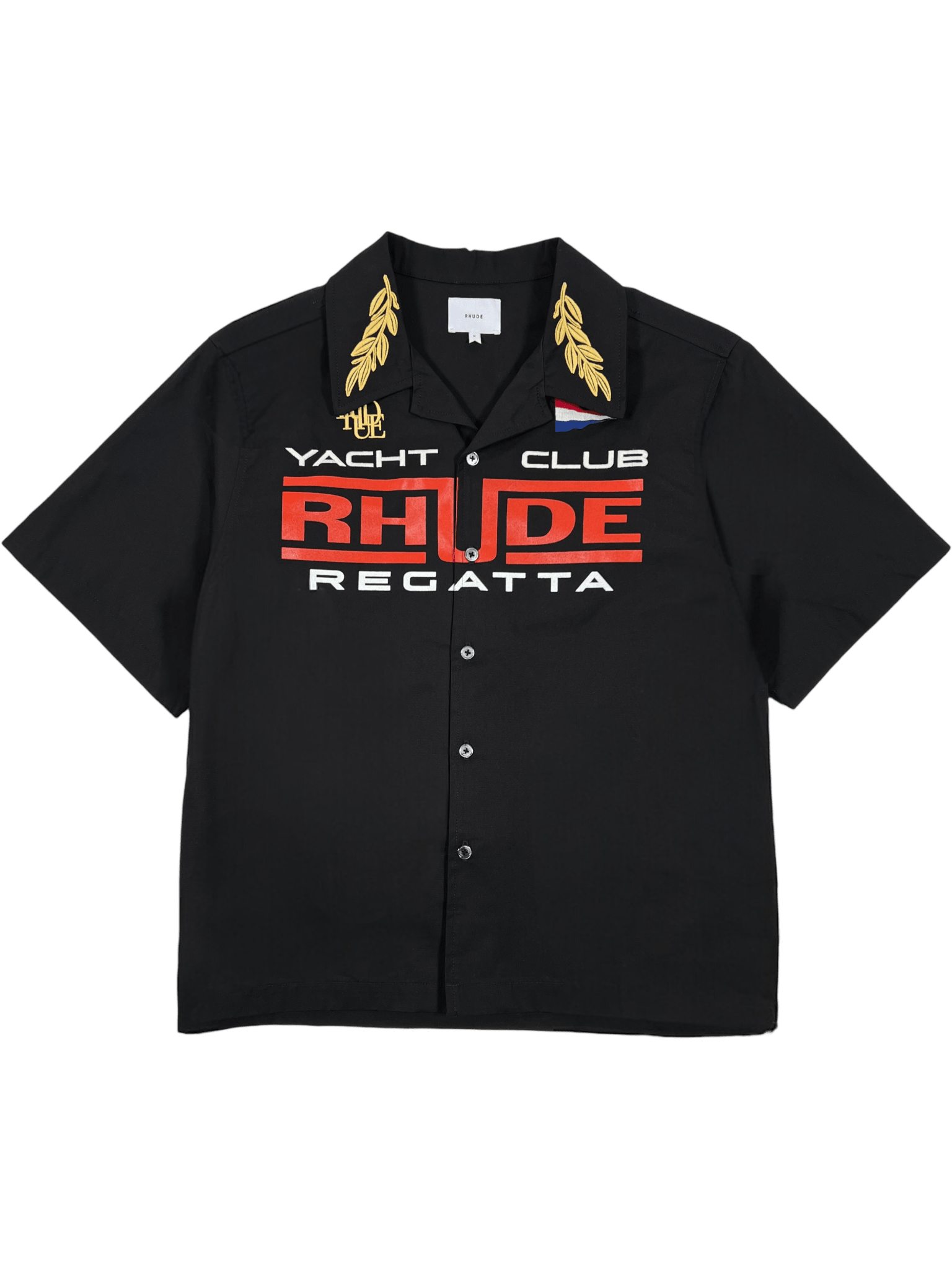 Rhude Regatta Club Shirt Black/White