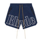Rhude RH Logo Shorts Navy