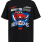 Probus Rhude Road To Cairo Tee Vtg Black/Red Rhude Road To Cairo Tee Vtg Black/Red BLACK