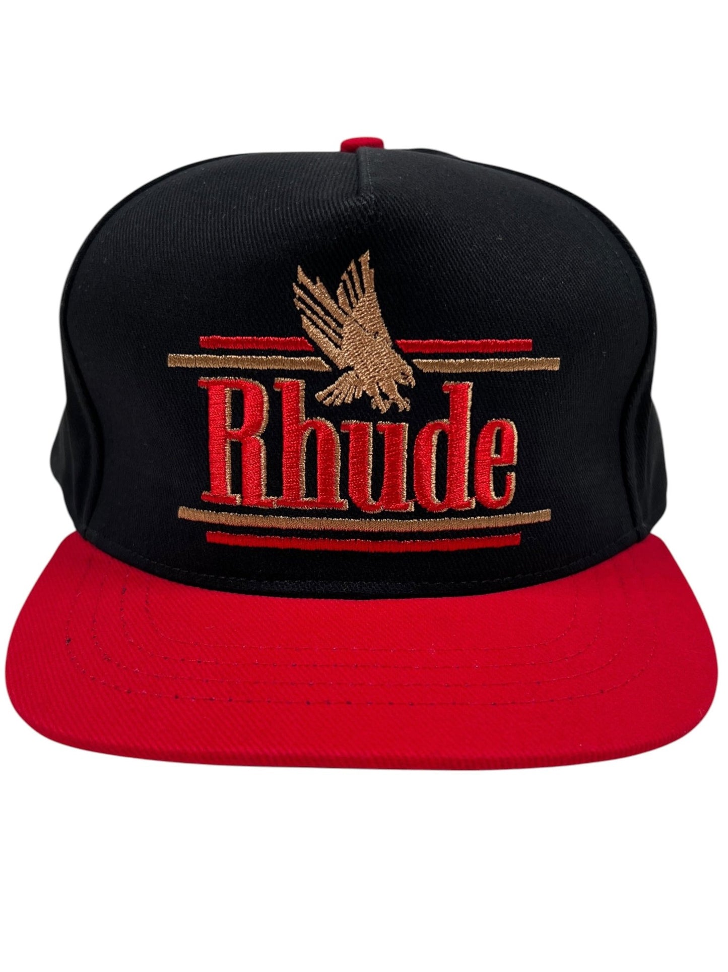 Probus Rhude Rossa Structured Hat Black/Red Rhude Rossa Structured Hat Black/Red BLACK