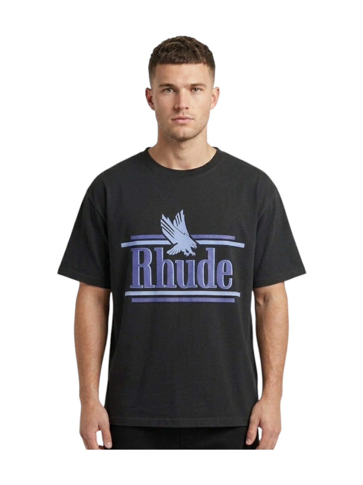 Rhude Rossa Tee Vtg Black/Blue
