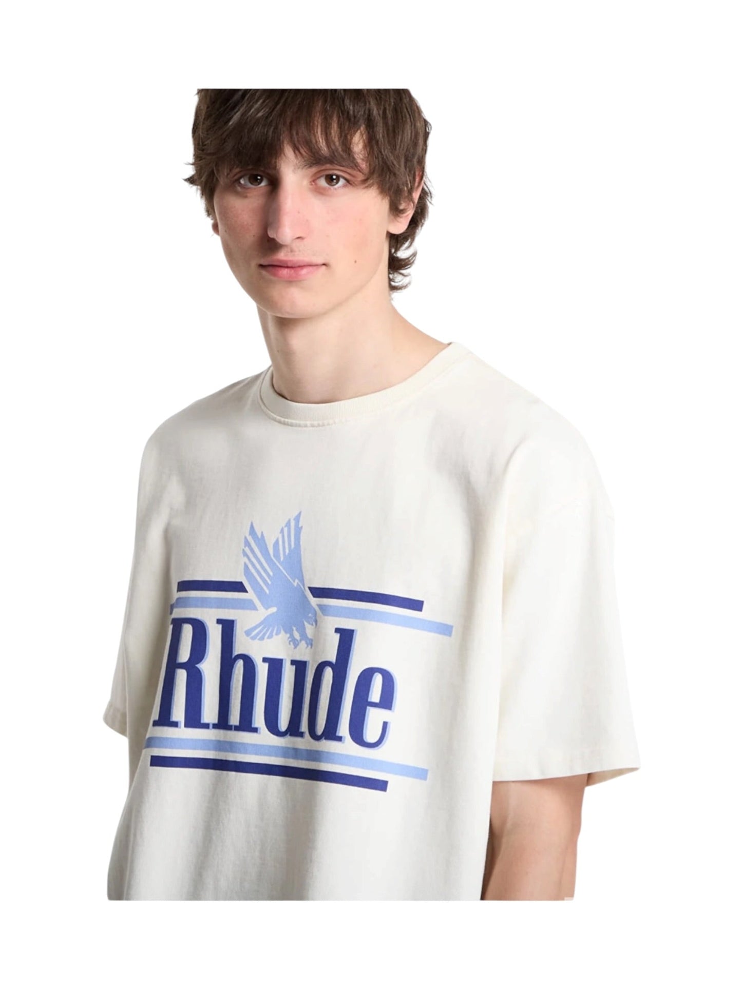 Rhude Rossa Tee Vtg White/Blue