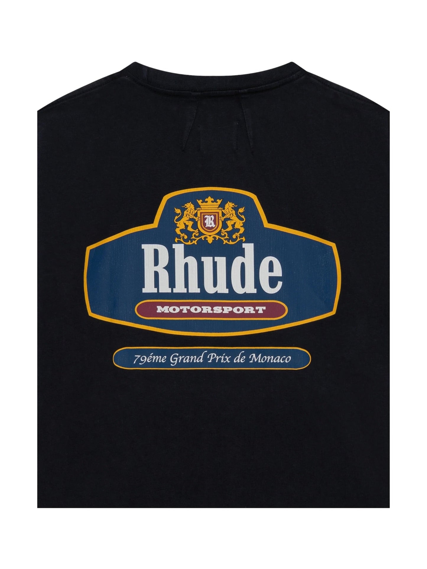 Rhude Safari Crest Tee Vintage Blk-Red-Blue