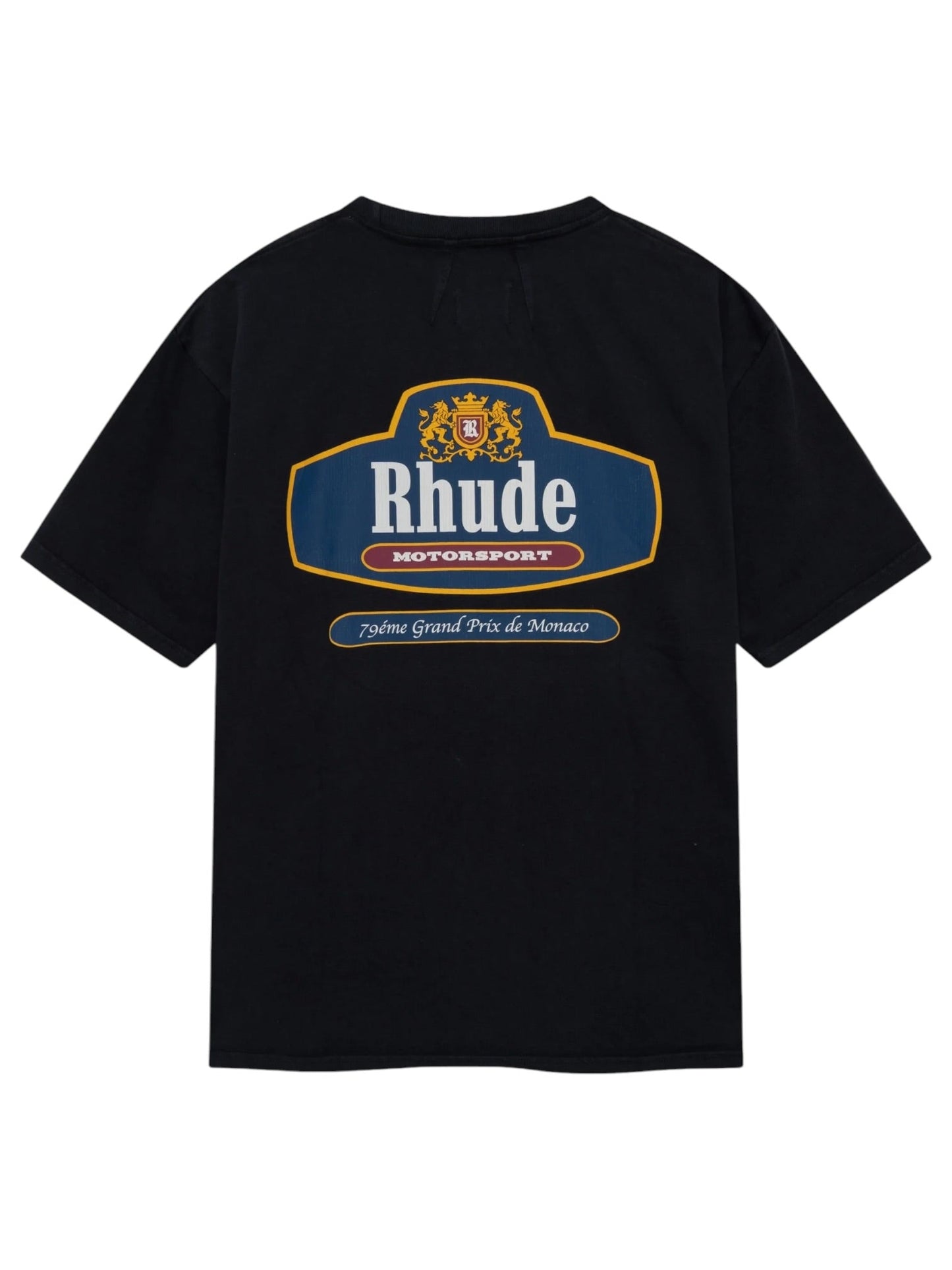 Rhude Safari Crest Tee Vintage Blk-Red-Blue