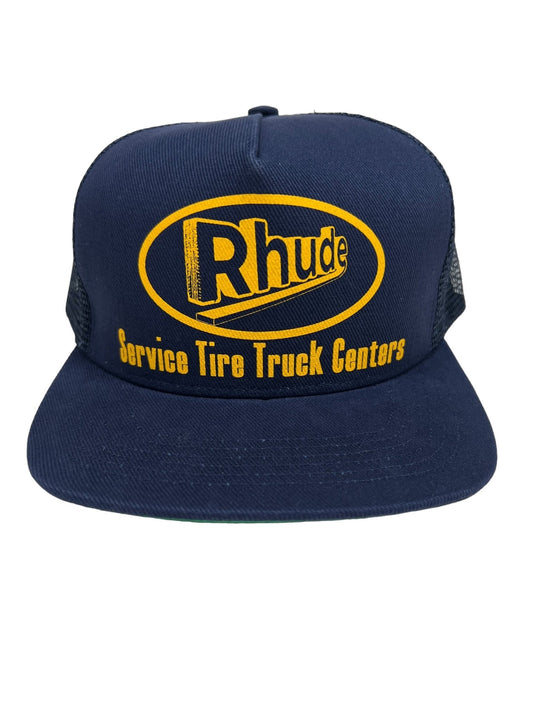 RHUDE SERVICE TRUCKER HAT NAVY