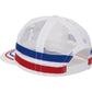 Rhude Split Petrol Logo Mesh Trucker Hat White/Red