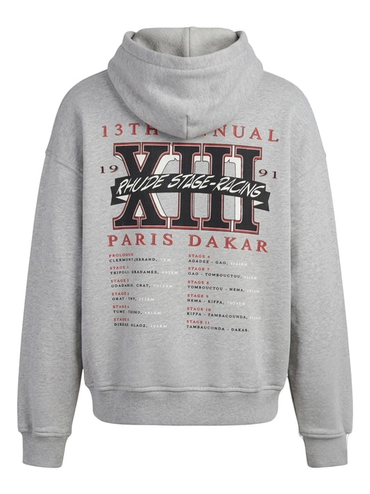 Probus Rhude Stage Racing Hoodie Heather Grey/Black Rhude Stage Racing Hoodie Heather Grey/Black GREY