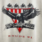 Probus Rhude Stage Racing Tee Vtg White/ Black-Red Rhude Stage Racing Tee Vtg White/ Black-Red WHITE