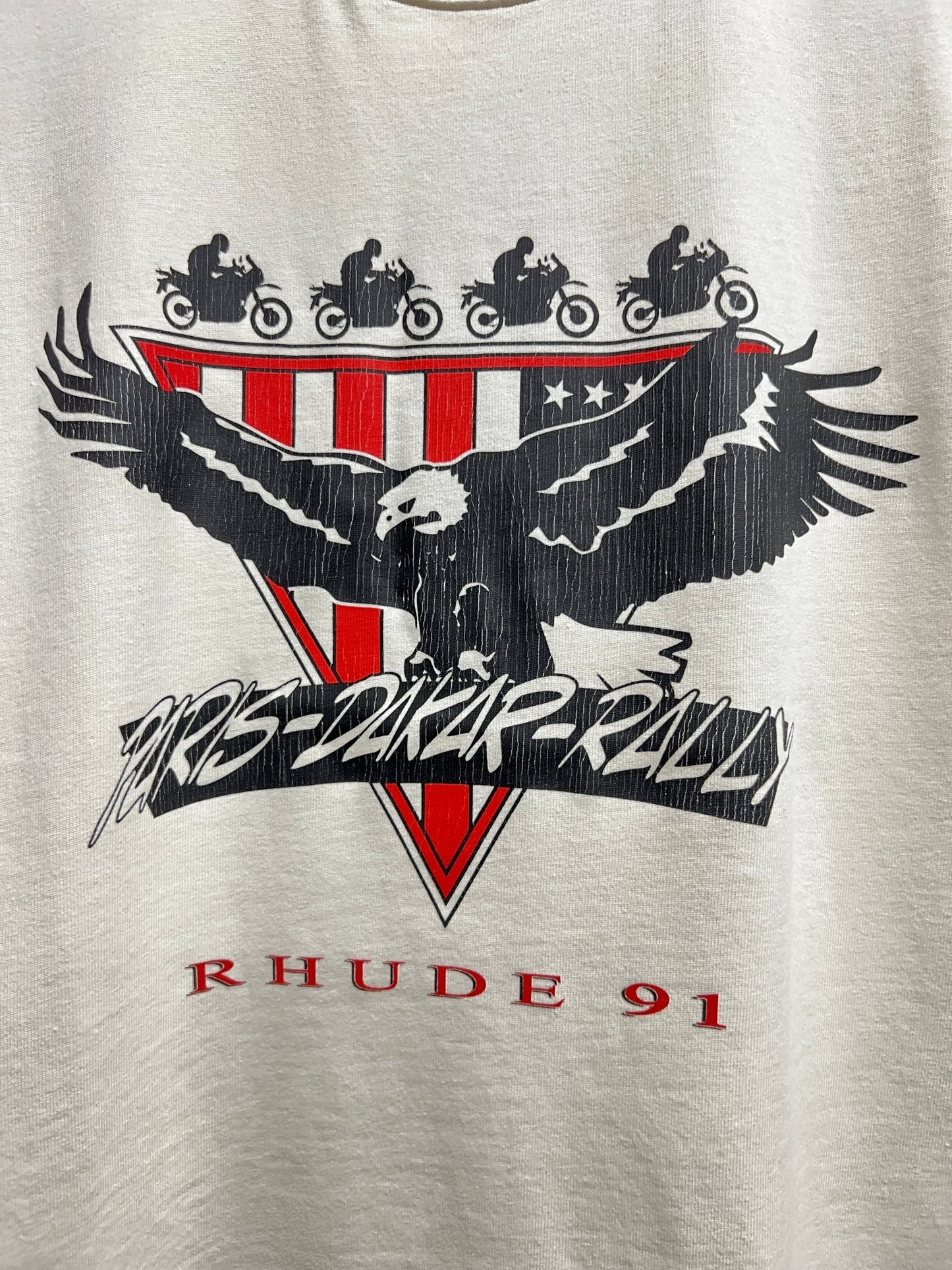 Probus Rhude Stage Racing Tee Vtg White/ Black-Red Rhude Stage Racing Tee Vtg White/ Black-Red WHITE