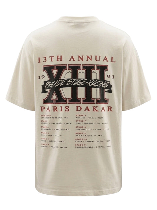 Probus Rhude Stage Racing Tee Vtg White/ Black-Red Rhude Stage Racing Tee Vtg White/ Black-Red WHITE