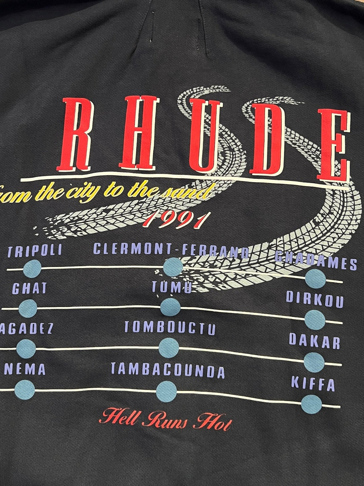 Probus Rhude The Desert Decides Hoodie Vintage Black/Red Rhude The Desert Decides Hoodie Vintage Black/Red BLACK/RED