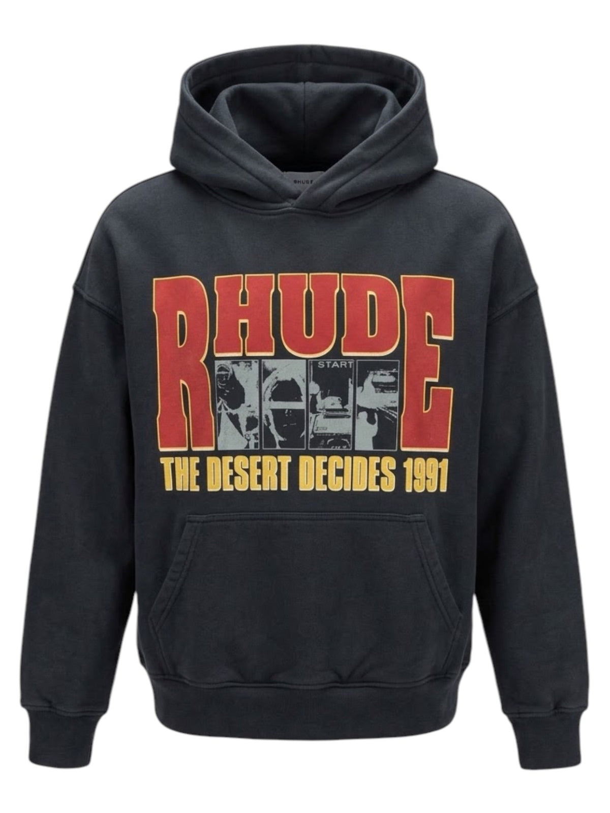 Probus Rhude The Desert Decides Hoodie Vintage Black/Red Rhude The Desert Decides Hoodie Vintage Black/Red BLACK/RED