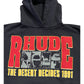 Probus Rhude The Desert Decides Hoodie Vintage Black/Red Rhude The Desert Decides Hoodie Vintage Black/Red BLACK/RED
