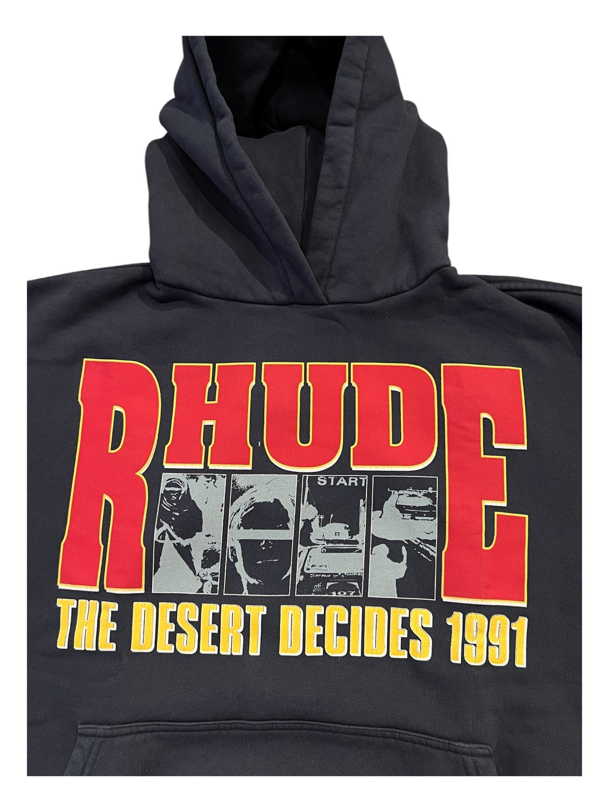 Probus Rhude The Desert Decides Hoodie Vintage Black/Red Rhude The Desert Decides Hoodie Vintage Black/Red BLACK/RED
