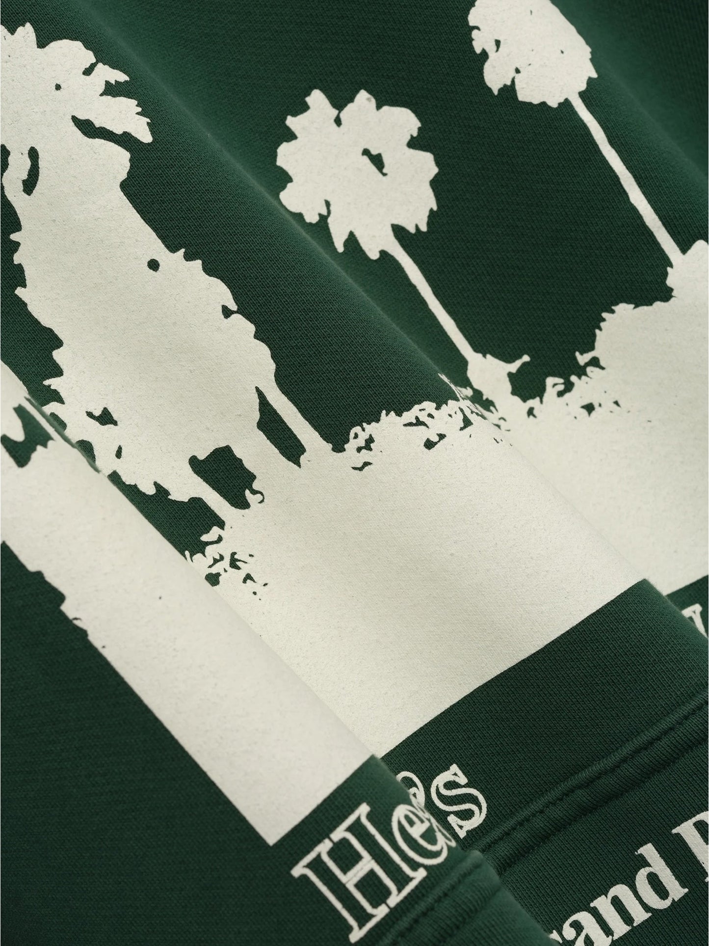 Rhude Thousand Palms Hoodie Vtg Forest Green