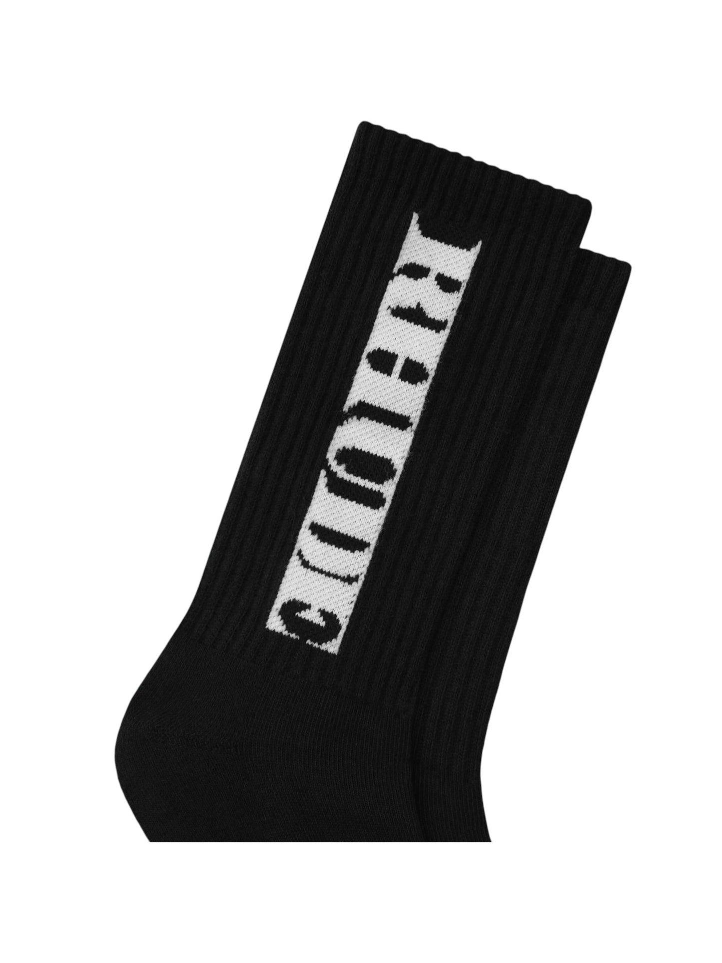 Rhude Tripoli Racing Logo Sock Black-White