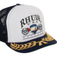 Rhude Usa Sailing Icon Trucker Hat Navy/White
