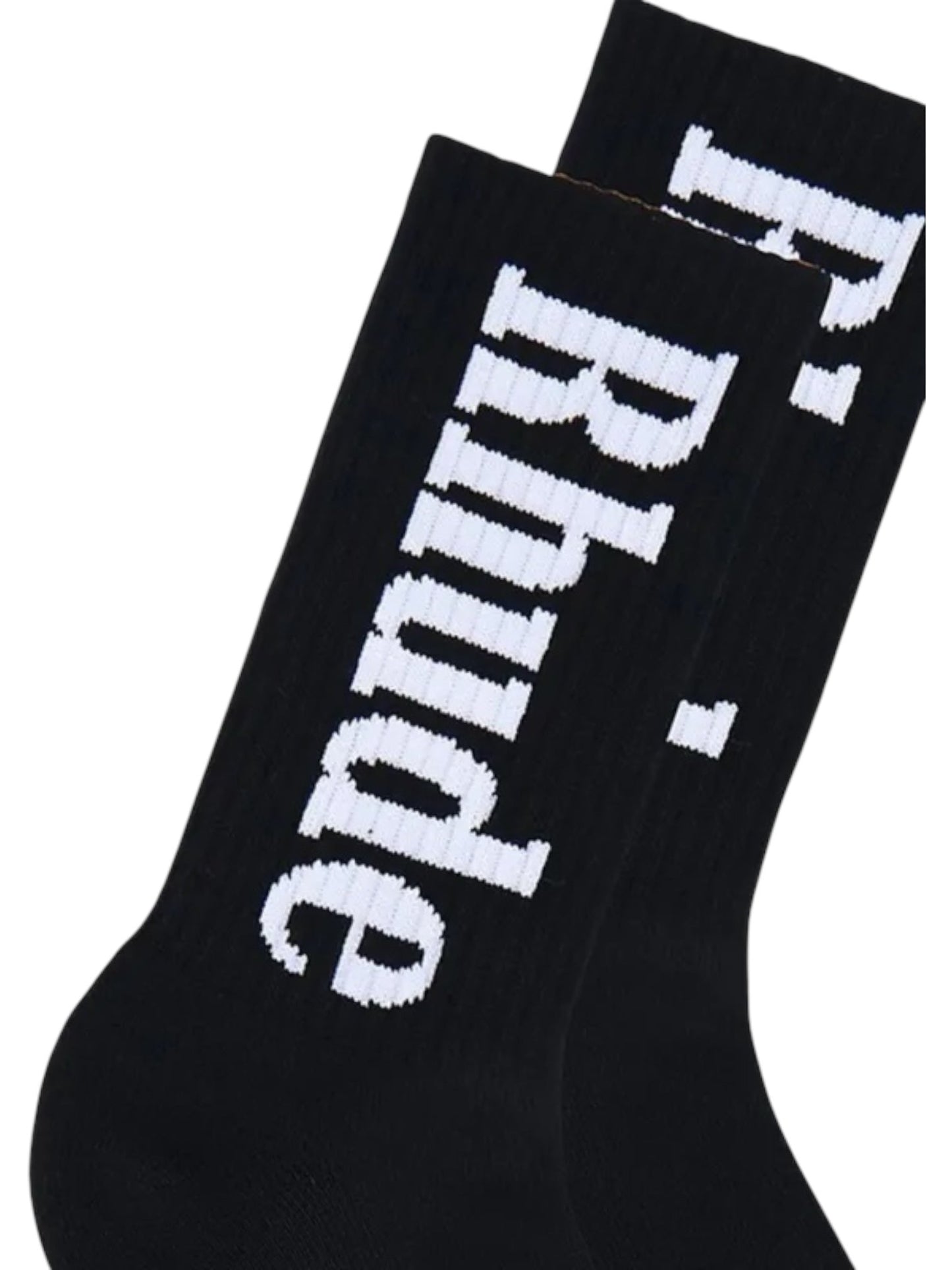 Rhude Vertical Logo Sock Black/White