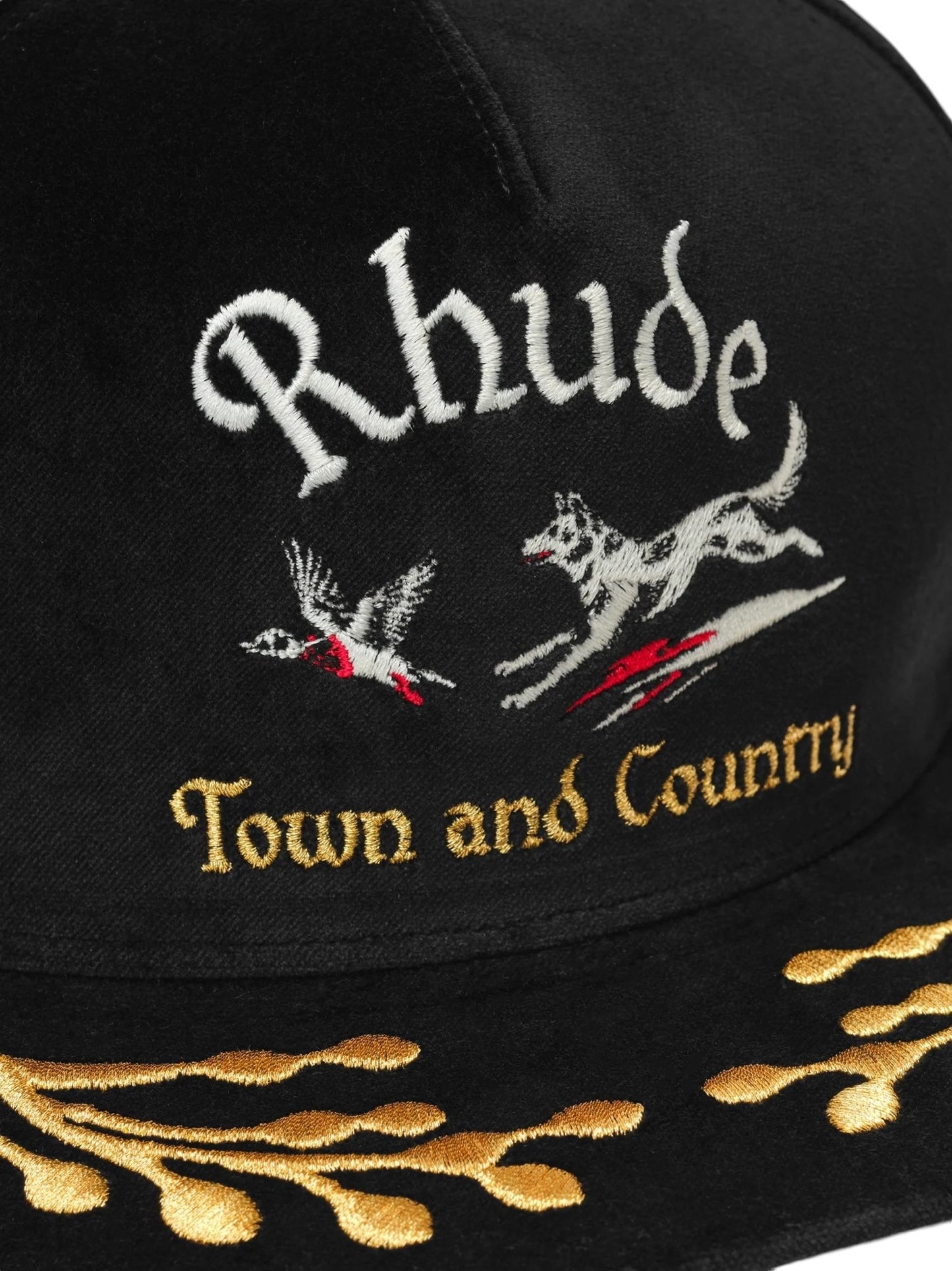 Rhude Wine Country Souvenir Hat Black