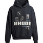 Rhude Winter 91 Rallye Hoodie Vintage Blk-White-Blue
