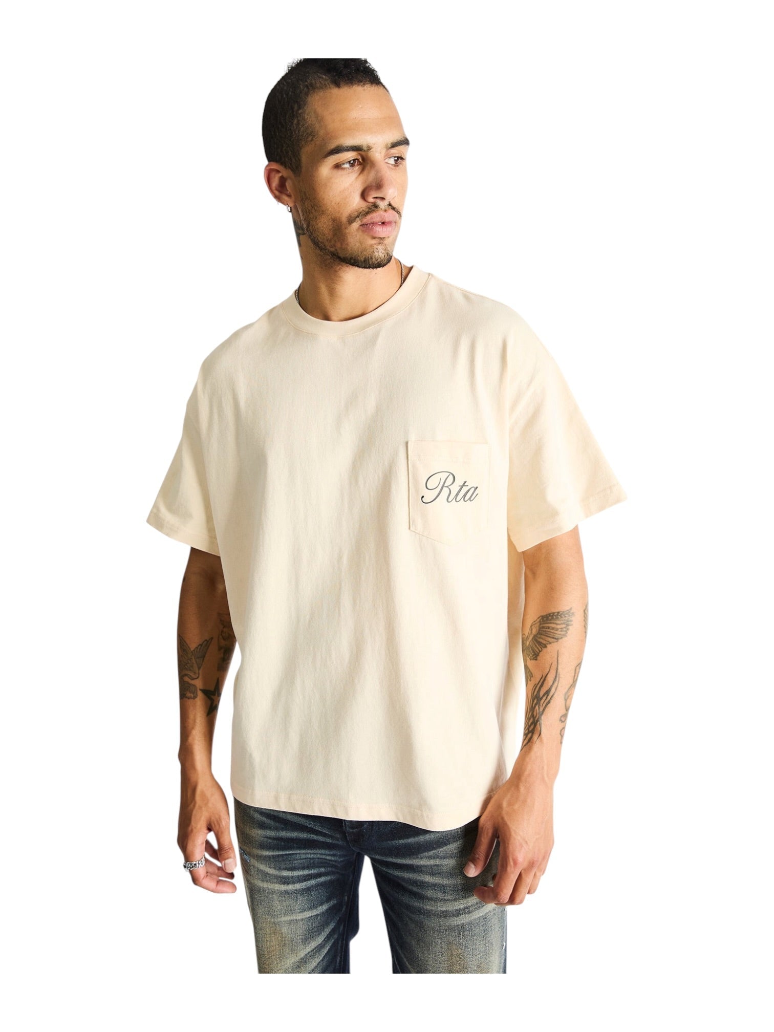 Probus Rta Bastien Pocket Tee | Bone Clockface Rta Bastien Pocket Tee | Bone Clockface BEIGE