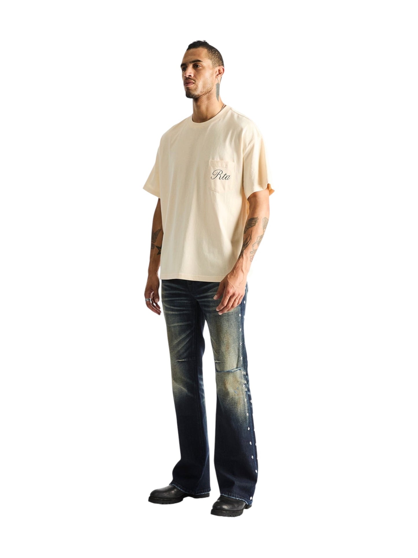 Probus Rta Bastien Pocket Tee | Bone Clockface Rta Bastien Pocket Tee | Bone Clockface BEIGE