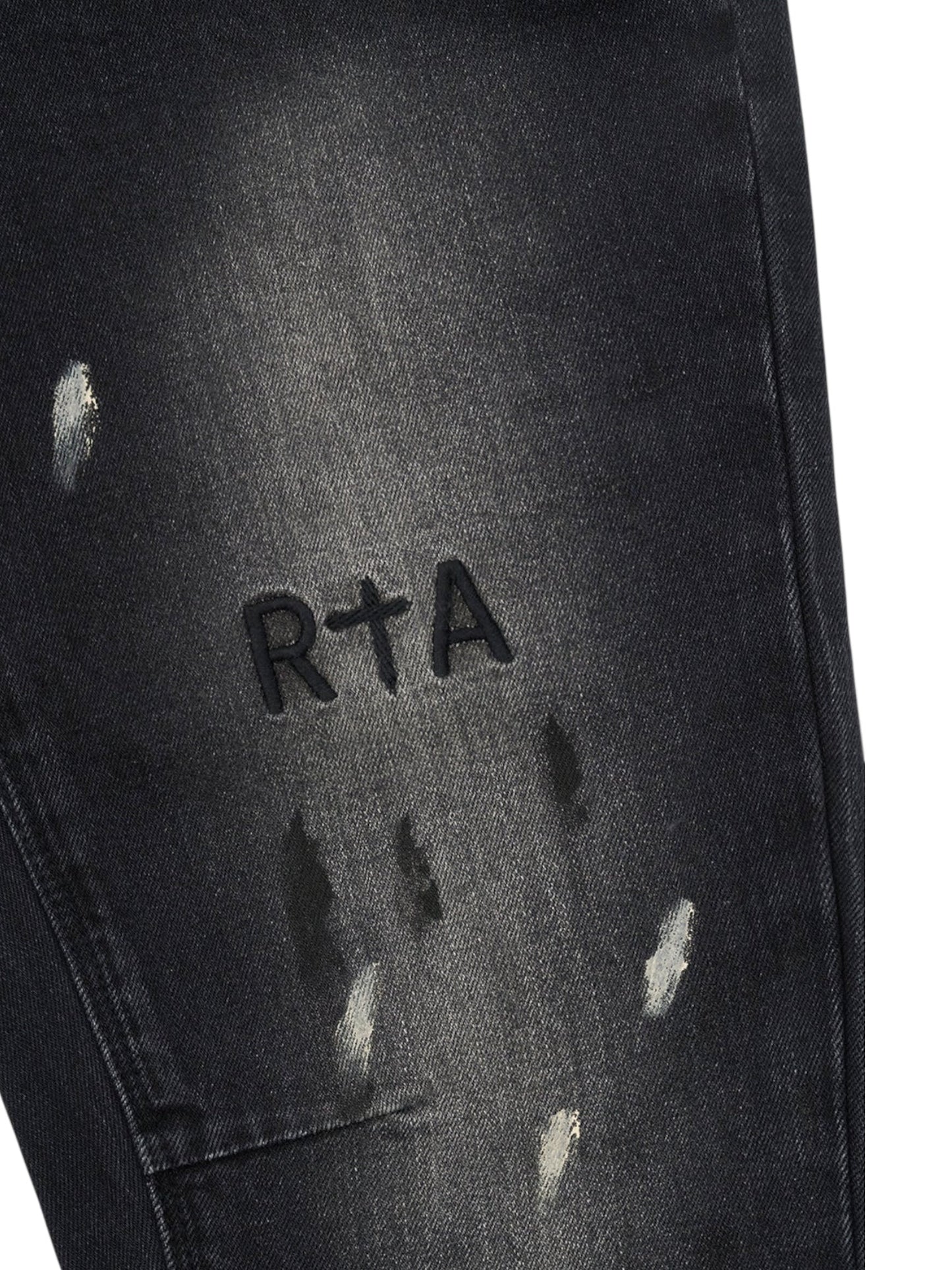 RTA Bryant Inkstone Paint Black Jeans
