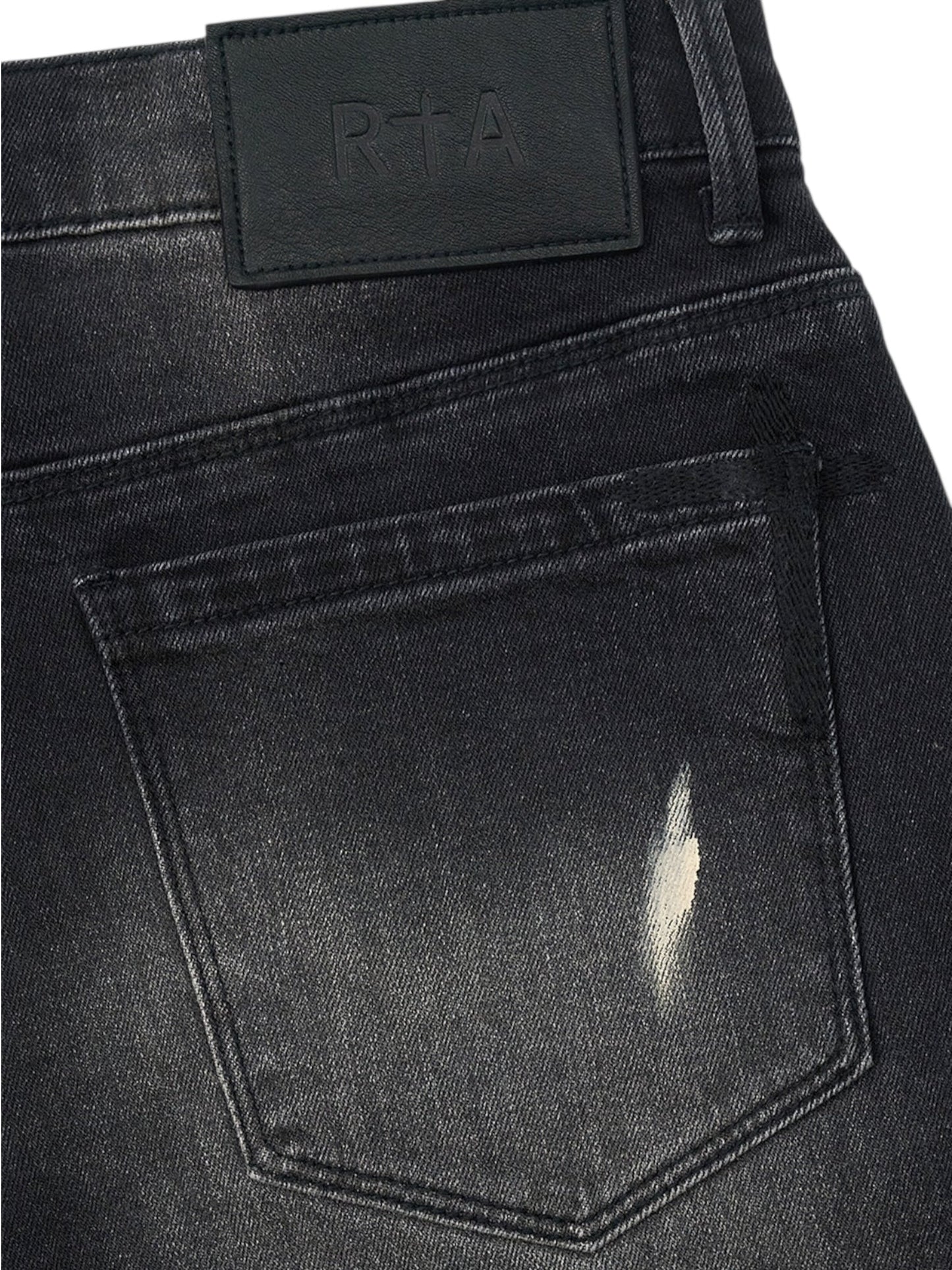 RTA Bryant Inkstone Paint Black Jeans